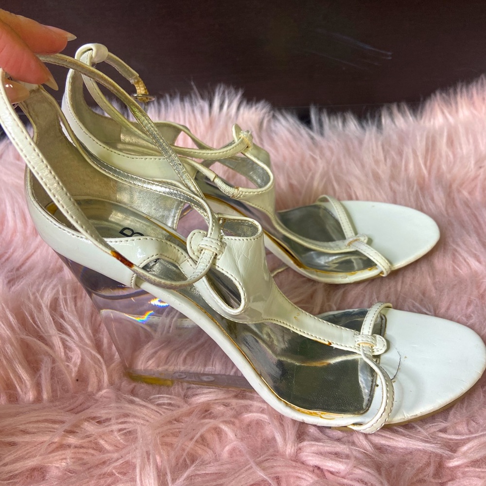 Bakers woman clear heel